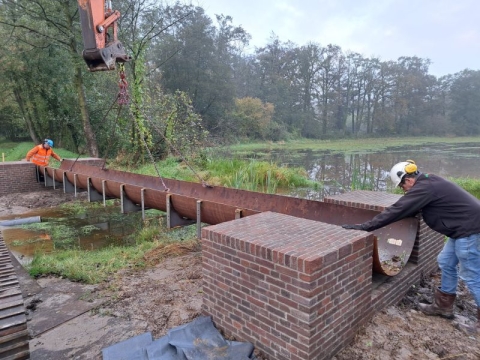 Bouwen van een aquaduct