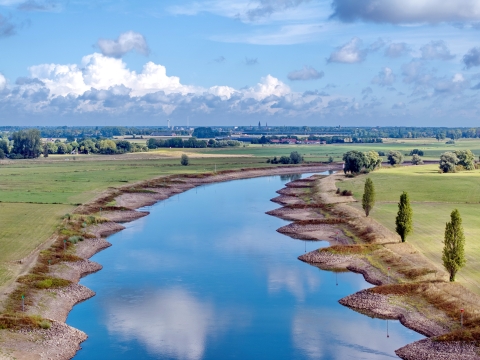 Laag water in de IJssel