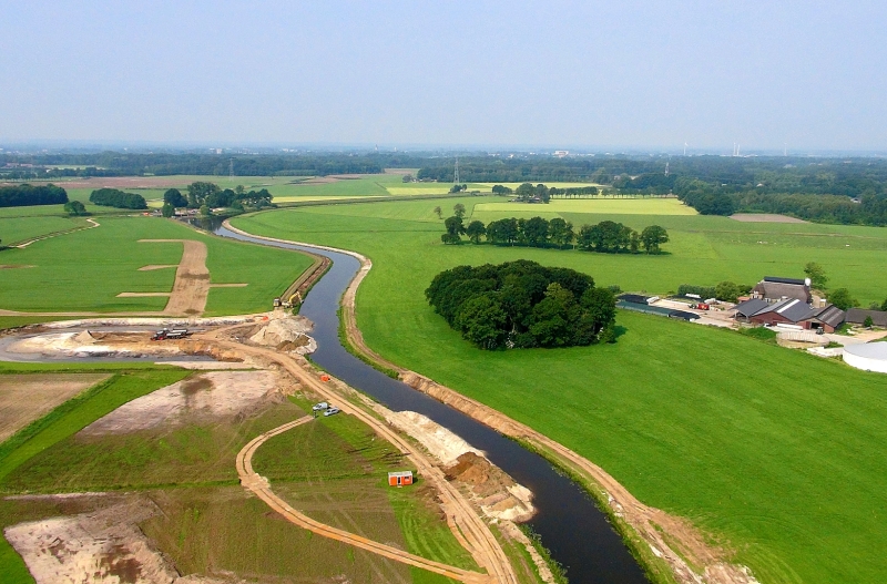 Berkel vanuit de lucht