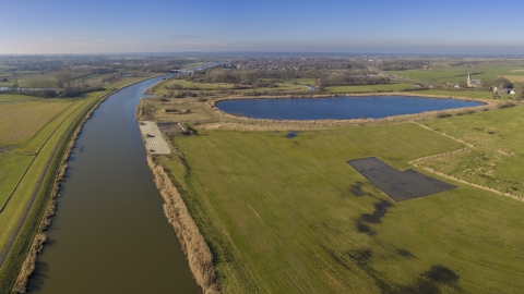 Projectgebied in Drempt met de Oude IJssel
