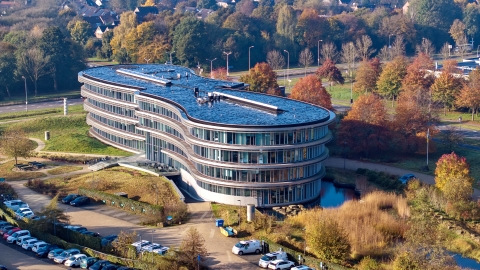 kantoor waterschap Doetinchem vanuit de lucht